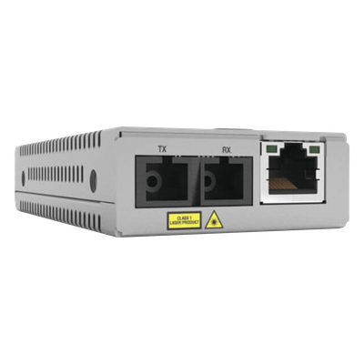 Convertidor de medios Gigabit, conector SC Distancia (20KM) Monomodo Versión TAA
