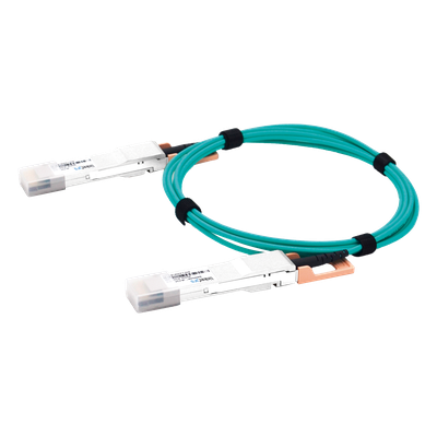 Cable AOC QSFP-DD de 400 Gbps a 400 Gbps / Cable de fibra óptica Activo / Longitud: 3 metros