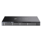 Switch Omada L3 SDN Administrable / 48 puertos Gigabit y 6 puertos SFP+ / Funciones RIP, VRRP, Servidor DHCP / Administración centralizada OMADA / Fuente Redundante