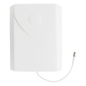 Antena Tipo Panel de Montaje en Pared, Multibanda 700-960 MHZ/ 1710-2170 MHz, 75 Ohm, conector F hembra.