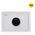 Caja Fuerte Electrónica / Apertura Biométrica, Código y Llave / Puerta Acero 4 mm / 2 Bulones 20 mm / 50 Huellas / Alarma Intrusión / Luz Interna LCD