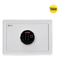 Caja Fuerte Hércules / Apertura Huella Dactilar, Código y Llave de Emergencia / Puerta de Acero 4 mm / 2 Bulones de Acero 20 mm / Pantalla LCD / Alarma de Contraseña Incorrecta / Luz Interna / Esta