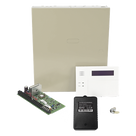 Panel de Control de Alarma / 48 Zonas Cableadas / 40 Zonas Inalámbricas / 3 Particiones / Teclado Alfanumérico con Receptor Integrado
