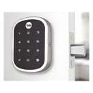 Cerradura electrónica / Teclado PIN / Semi-embutir tubular / Backset 60-70 mm / Puertas 35-57 mm (1.38-2.24 in) / Grado 2 ANSI/BHMA / Z-Wave / HomeKit