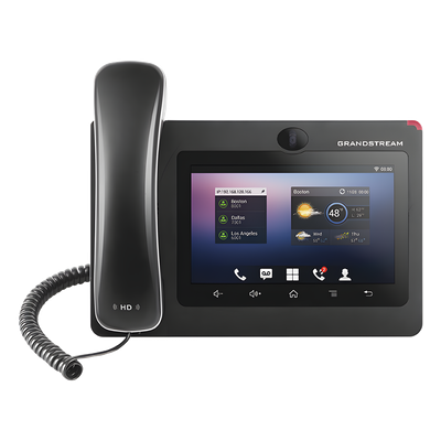 Teléfono IP GrandStream Empresarial para Videoconferencias con Android 7, 16 lineas, procesador 4 nucleos