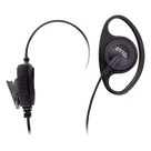 Micrófono-Audífono Tipo Anillo / Cable 40 lbs Resistencia / PTT Integrado / Compatible Kenwood NX/TK Series