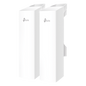 KIT de Enalce Inalámbrico Omada para Exterior / Frecuencia de 5GHz / Emparejamiento Automático / 3 puertos Gigabit / PoE Pasivo 24 Vcc o 802.3 PoEaf / Antena Direccional de 7 dBi MIMO 2x2 / Adminsi