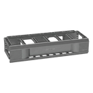 Organizador de Cables Horizontal / Sencillo Frontal / Rack 19in / 2 UR / Montaje sin Herramientas
