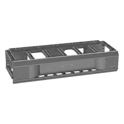 Organizador de Cables Horizontal CableTek, Sencillo (Solo Frontal), Para Rack de 19in, 2 UR