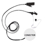 Kit de Micrófono-Audífono profesional de 2 Cables para KENWOOD NX-200/300/410/5000, TK-480/2180/3180