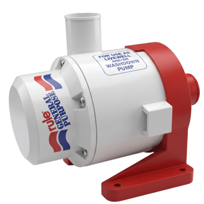 Bomba de Achique Sumergible Rule 17A / 3,800 GPH / 12V CD / Motor de Alta Eficiencia / Ejes de Acero Inoxidable / Protección Térmica TCO / Certificación CE e ISO 8849