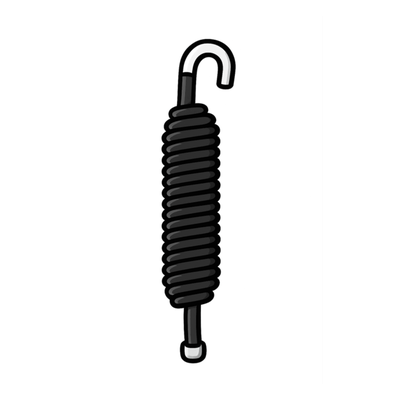 Resorte BLANCO para Barreras Vehiculares Hikvision DS-TMG320