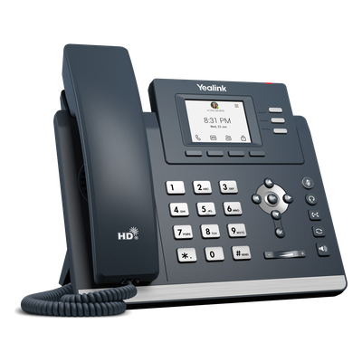 Teléfono IP / Android 13 / Microsoft Teams / Audio HD / Pantalla 2.4\" / Dual Gigabit PoE