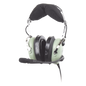 Auriculares con atenuación de ruido pasivo para radios aéreos en helicópteros