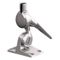 Soporte de Montaje de Cremallera / Acero Inoxidable / Diseño sin Tuercas / Dientes de 5° / Liberación Rápida / Rosca 1\"-14 / Superficies Inclinadas