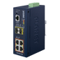 Switch Industrial Administrable Capa 2, 4 Puertos PoE 802.3af/at 10/100/1000T, 2 Puertos SFP 100/1000X