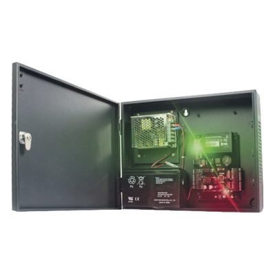 Panel de Control de Acceso 4 Puertas / 30,000 Tarjetas / TCP/IP RS485 / Gabinete y Fuente 12VCC 3A / Software ZKAccess 3.5