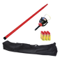 Kit De Prueba De Detectores De Humo, Incluye Pértiga Telescópica SOLO-100 4.6m, Dispensador SOLO-330 4\", 12 Latas De Humo M8 y Bolsa De Transporte SOLO-604