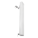 Antena Sectorial Celular / 806-960 MHz / 18 dBi / Haz 65° H x 7.5° V / Conector N Hembra / Resistencia Viento 60 m/s