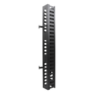 Organizador de Cable Vertical / 24 UR / Acero Sólido / Capacidad 260 Cables Cat5 / Tapa Protectora / Compatible Serie EIRL
