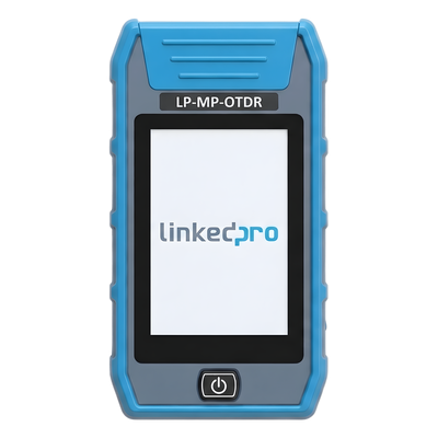 Mini OTDR para Fibra Óptica Monomodo / Longitud de Onda 1310nm y 1550nm / Función VFL 10mW / Función OPM / Recargable / Distancia de Prueba hasta 80 Kilómetros (262467 pies)
