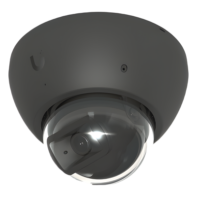 Cámara UniFi Protect G5 AI Dome Negro, Para Interior o Exterior, 4K (8MPX), Ángulo 109.9°. Visión Nocturna IR Hasta 40m, Detecciones Inteligentes de Rostros y Placas, Audio Bidireccional, Protecció
