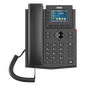Teléfono IP Wi-Fi empresarial para 4 líneas SIP con pantalla LCD de 2.4 pulgadas a color, Opus y conferencia de 3 vías, PoE.