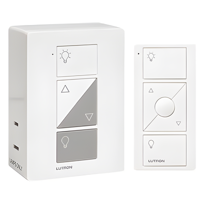 Kit de atenuador inteligente de clavija para lámparas con control remoto Pico, 100 W LED/CFL o 300 W incandescente/halógeno, 120 V, Caseta Wireless