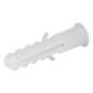 Taquete blanco #6 / Bolsa con 25 piezas.