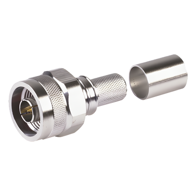Conector N Macho Plegable Hex. con Pin Cautivo para cables Tipo RG8