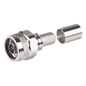 Conector N Macho Plegable Hex. con Pin Cautivo para cables Tipo RG8