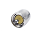 Conector UHF Macho (PL-259) de Anillo Plegable para Cable Coaxial RG-8/X, 9258, LMR-240,  Níquel/ Plata/ Baquelita.