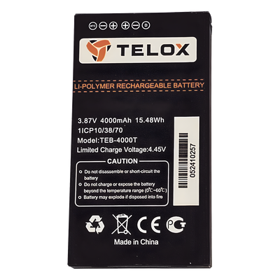 Batería de Li-Ion 4000mA Para Radios MT100 TELOX