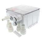 Sistema de Desagüe para Duchas / Bomba 800 GPH / 24 VDC / Interruptor de Flotación / Válvula Antirretorno / Cubierta Sellada