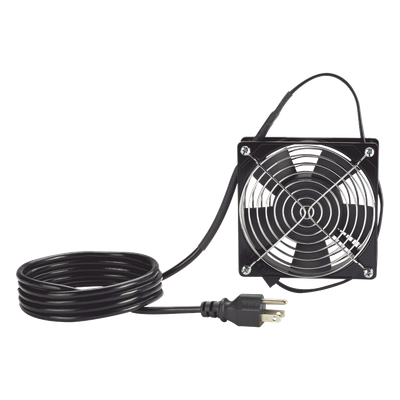 Ventilador para Instalación en Gabinete PanZone WME3BL, WME6BL, y WME9BL, de 115 Vca, y Cable de Corriente de 1.8M