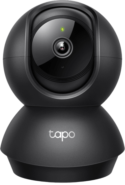 Cámara de Seguridad Interior Wi-Fi 360°, 1080p Full HD, Visión Nocturna 12 m, Detección IA Personas y Llanto de Bebé, Audio Bidireccional, Compatible Alexa y Google Home, Almacenamiento microSD 512