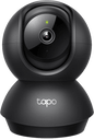 Cámara de Seguridad Interior Wi-Fi 360°, 1080p Full HD, Visión Nocturna 12 m, Detección IA Personas y Llanto de Bebé, Audio Bidireccional, Compatible Alexa y Google Home, Almacenamiento microSD 512
