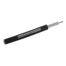 Cable Coaxial RG-58 / 50 Ohms / Conductor Cobre Sólido / Blindaje 90 dB / Baja Pérdida / 3.28 ft