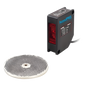 Detector fotoeléctrico de 16 m de alcance / Luz indicadora para alineación