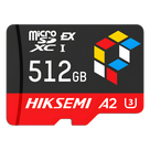 Tarjeta microSD Express / 512 GB / 900 MB/s Lectura / 620 MB/s Escritura / PCIe Gen 3x1 + NVMe / U3 A2 EX / -25°C a 85°C (-13°F a 185°F)