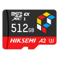 Tarjeta microSD Express 512G / 900 MB/s Lectura / 620 MB/s Escritura / PCIe Gen 3x1 + NVMe / U3 A2 EX / Compatibilidad UHS-I UHS-II