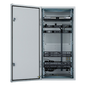 Gabinete Industrial Preconfigurado de Montaje en Pared, Fabricado en Acero Bajo en Carbono, Protección NEMA 4/12 IP66, de 26 UR, Color Gris