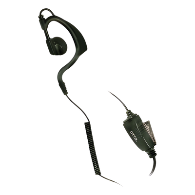 Kit de Micrófono-Audífono en forma de gancho para KENWOOD NX-200/300/410, TK-480/2180/3180