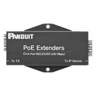 Receptor PoE/PoE+ / Hasta 610 m (2000 ft) / Cat5e/Cat6 / 10/100 Mbps / -40°C a 70°C