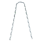 Remate Preformado Retenida / Acero Galvanizado / Cable Figura 8 con Mensajero 3.1 mm / Tensión 1746 kg / Longitud 304.8 mm (12') / Pierna Dispareja