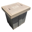 Registro de Telecomunicaciones / 1 Tapa / Resistencia 3 Toneladas / Uso Peatonal / Diseño Compacto