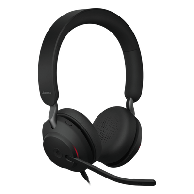 Jabra Evolve 2 40SE, Auricular Stereo Versión MS con Aislamiento de Ruido, Conexión USB C/A y Indicador de Ocupado (Busylight) (24189-999-799)