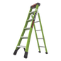 Escalera Combinada 3 en 1 / Fibra de Vidrio / 1.83 m (6 ft) / Carga 170 kg (375 lb) / Almohadilla Giratoria / Barra en V