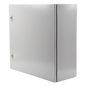 Gabinete de Acero, Nema 4 -IP 66 de 60 x 60 x 25 cm con Platina y certificado UL.