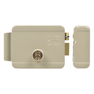 Cerradura Eléctrica / Doble Cerrojo / 12 VCC/VCA / Activación por Pulso 2 s / Exterior Derecha / 129 x 103 x 38 mm